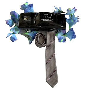 Tootal Variegated Striped Pattern Tie